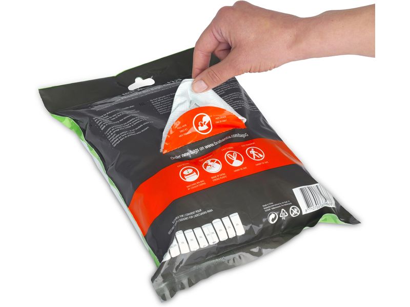 Brabantia Kehrichtsack PerfectFit G 23-30 l, 40 Stück Müllbeutel, Spenderpack