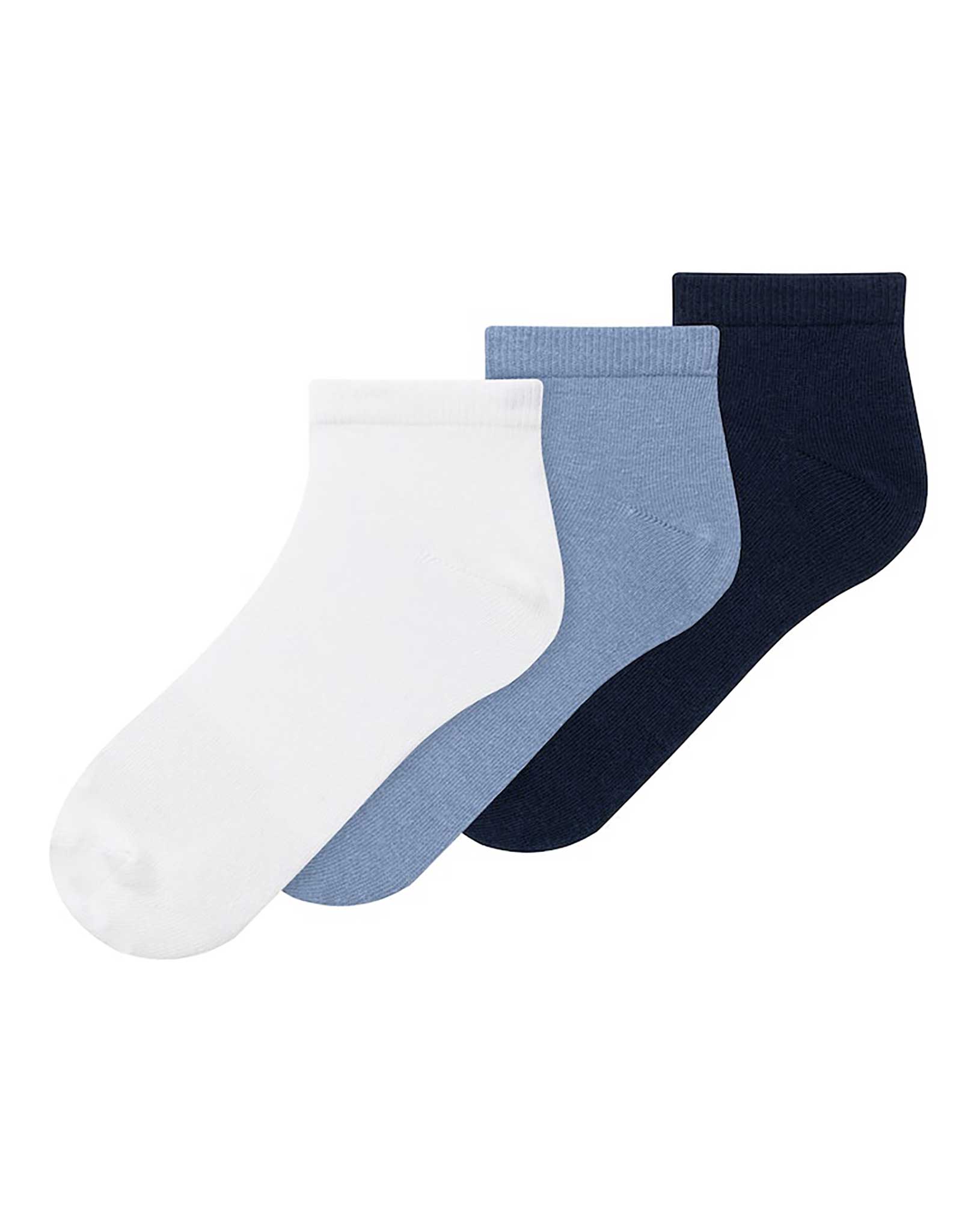 Socken NKMVALDE FOOTIE 3er Pack in bright white