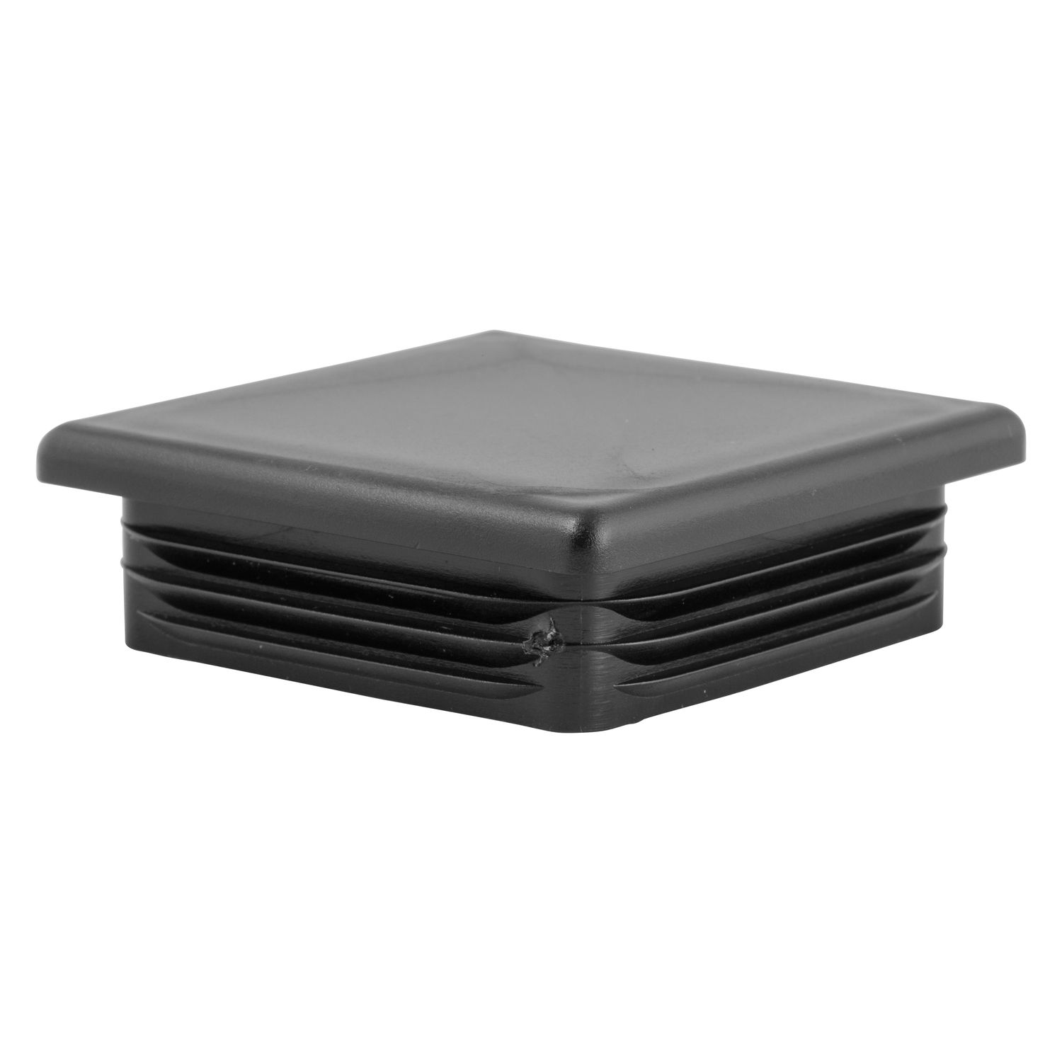 Loesdau Ersatz-Kunststoff-Stopfen  - schwarz - 60 x 60 mm