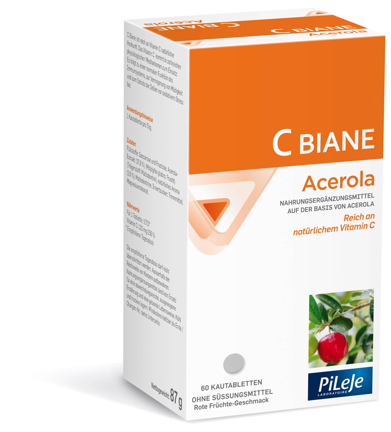 C Biane Acerola<br>60 Stück, Tablette