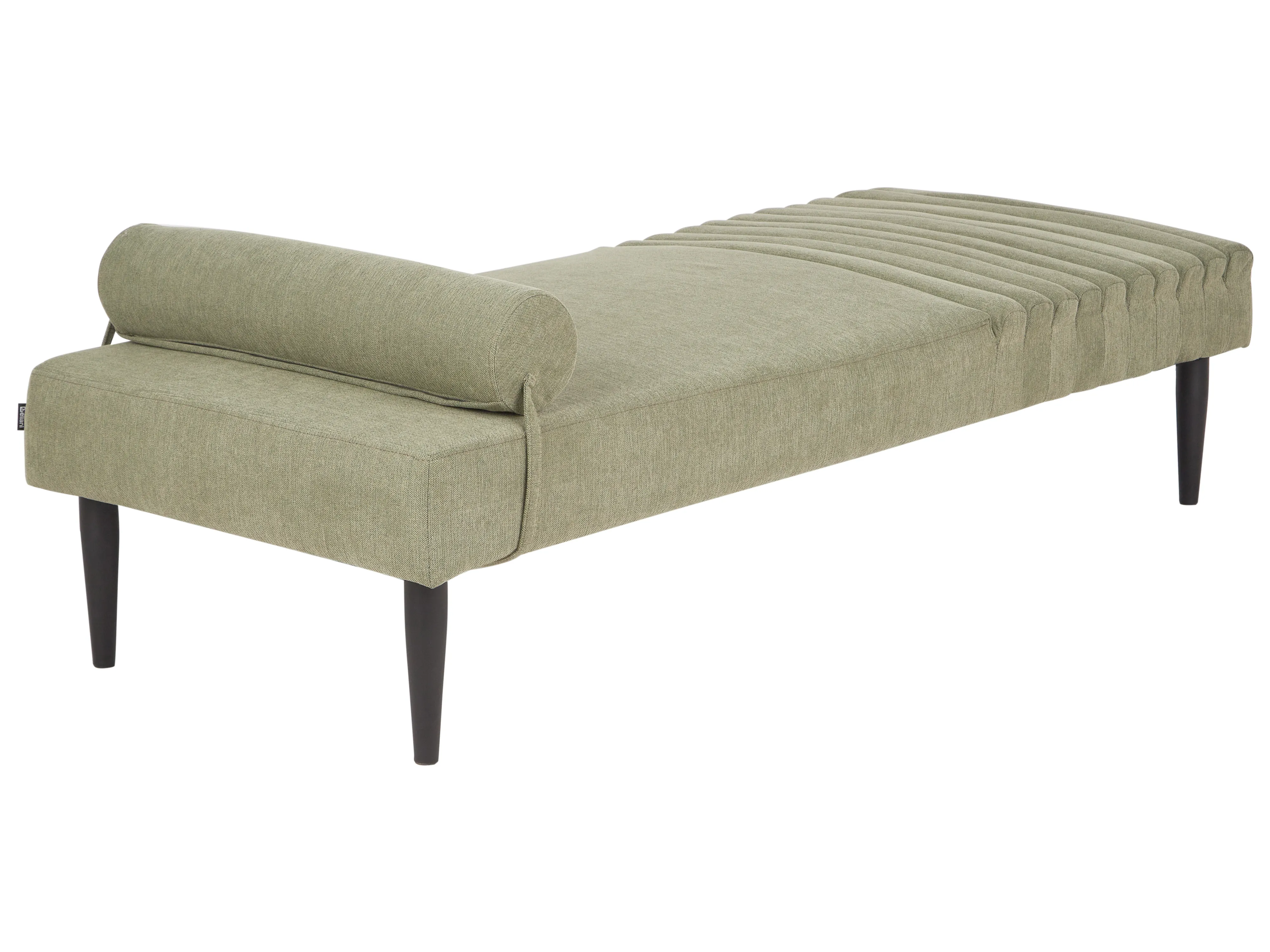 Chaise longue MAURIAC Stof Groen