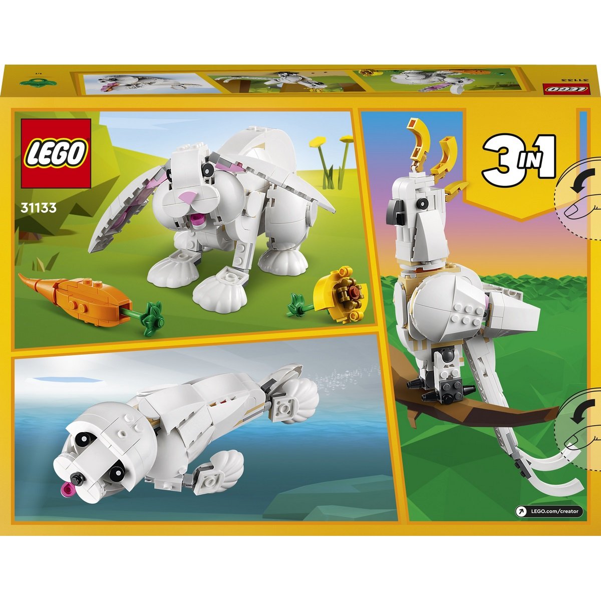 Le lapin blanc Lego Creator 31133