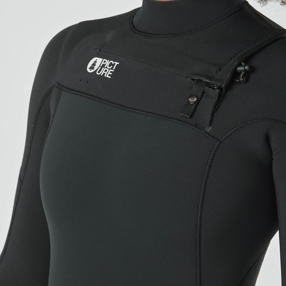 Picture EQUATION Women  5/4 - FRONT ZIP Black