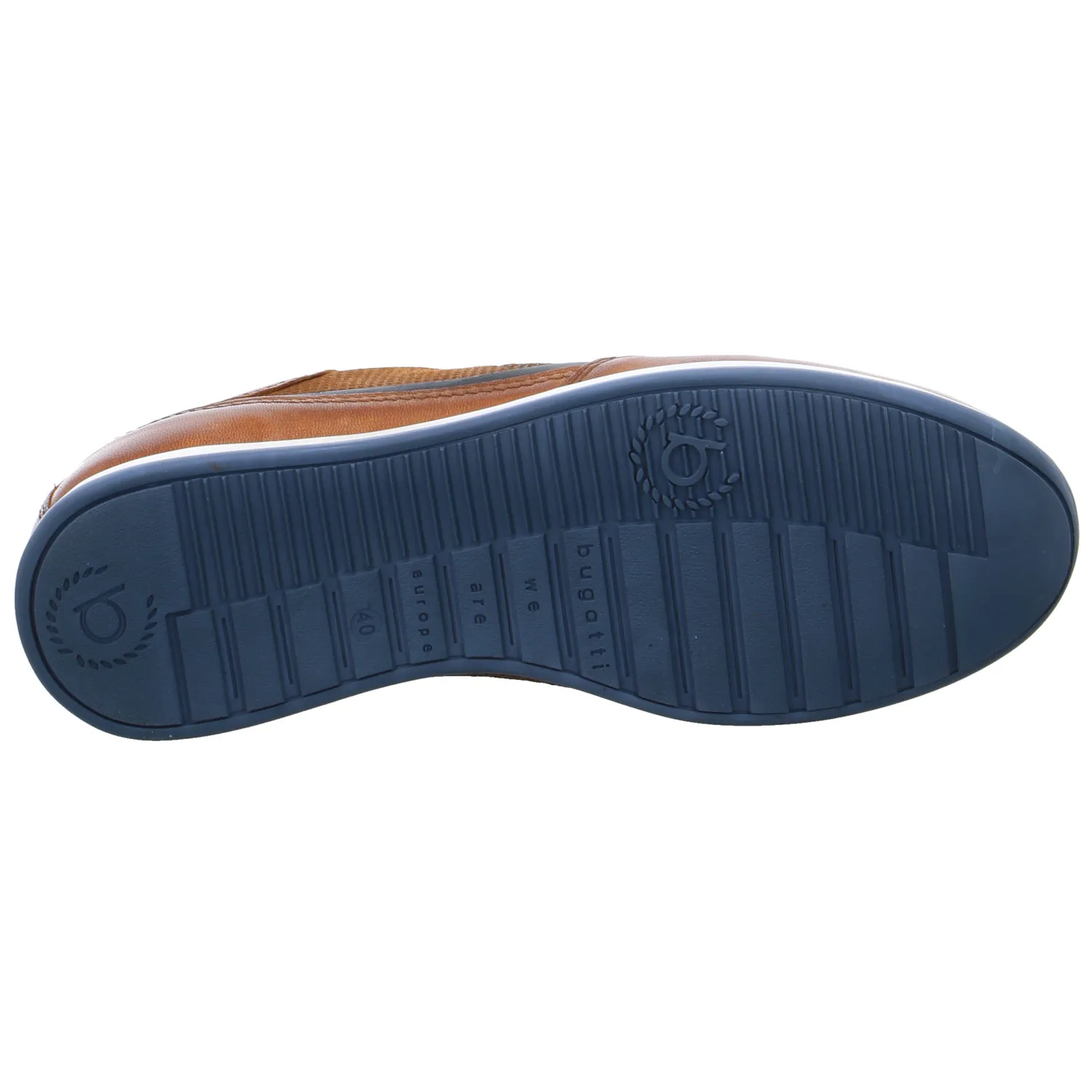 BUGATTI SHOES Halbschuhe Sneaker Cognac Leder