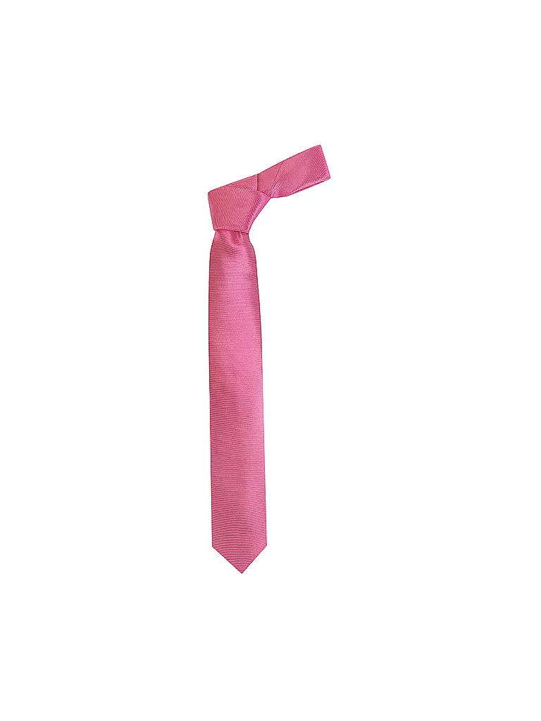 SEIDENFALTER Krawatte rosa