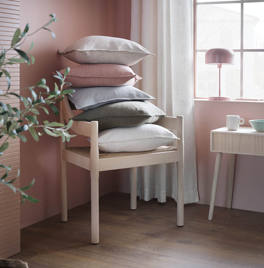 Erle pynteputetrekk 45x45 beige