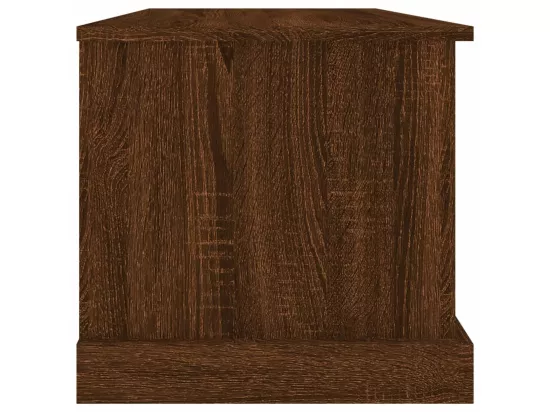 Boîte de rangement chêne marron 70x40x38 cm bois d'ingénierie