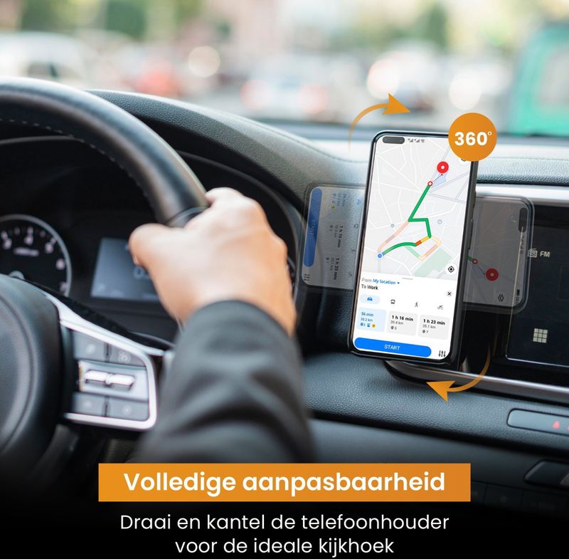 R2B - Marken - Telefoonhouder - Magnetisch - 360 Graden Draai- en Kantelfunctie