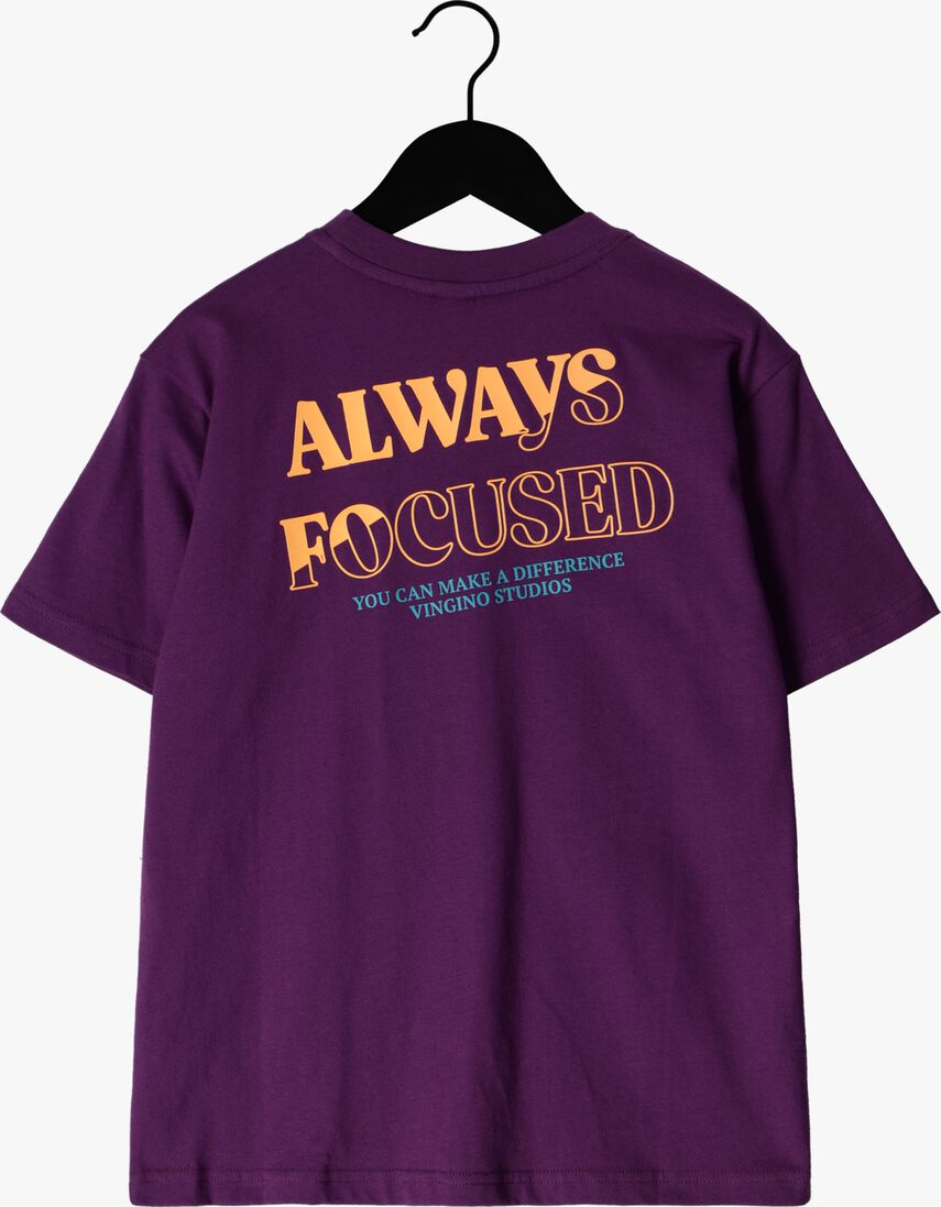 VINGINO paarse vingino t-shirt javey (oversized fit)