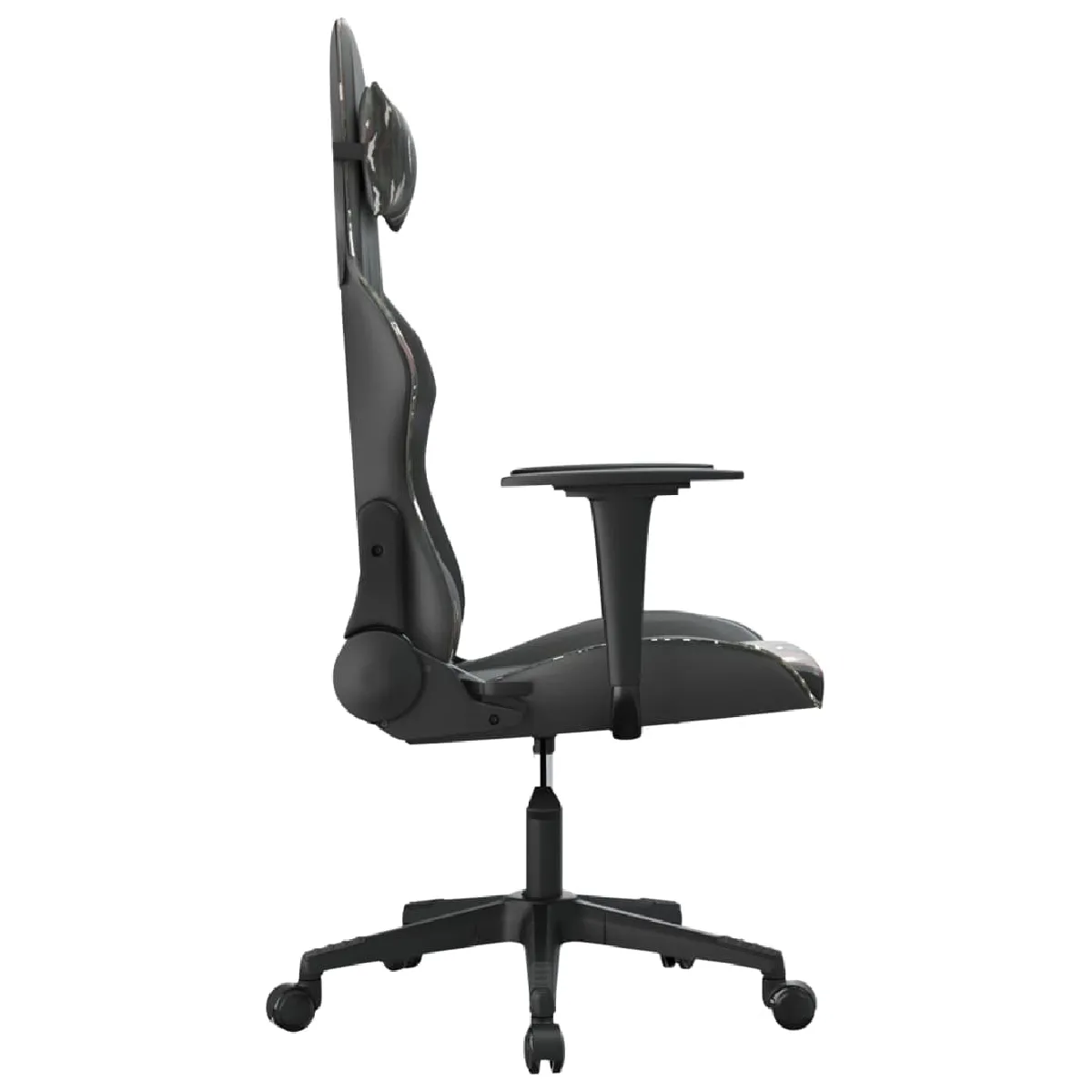 VidaXL Chaise de jeu Noir/Camouflage