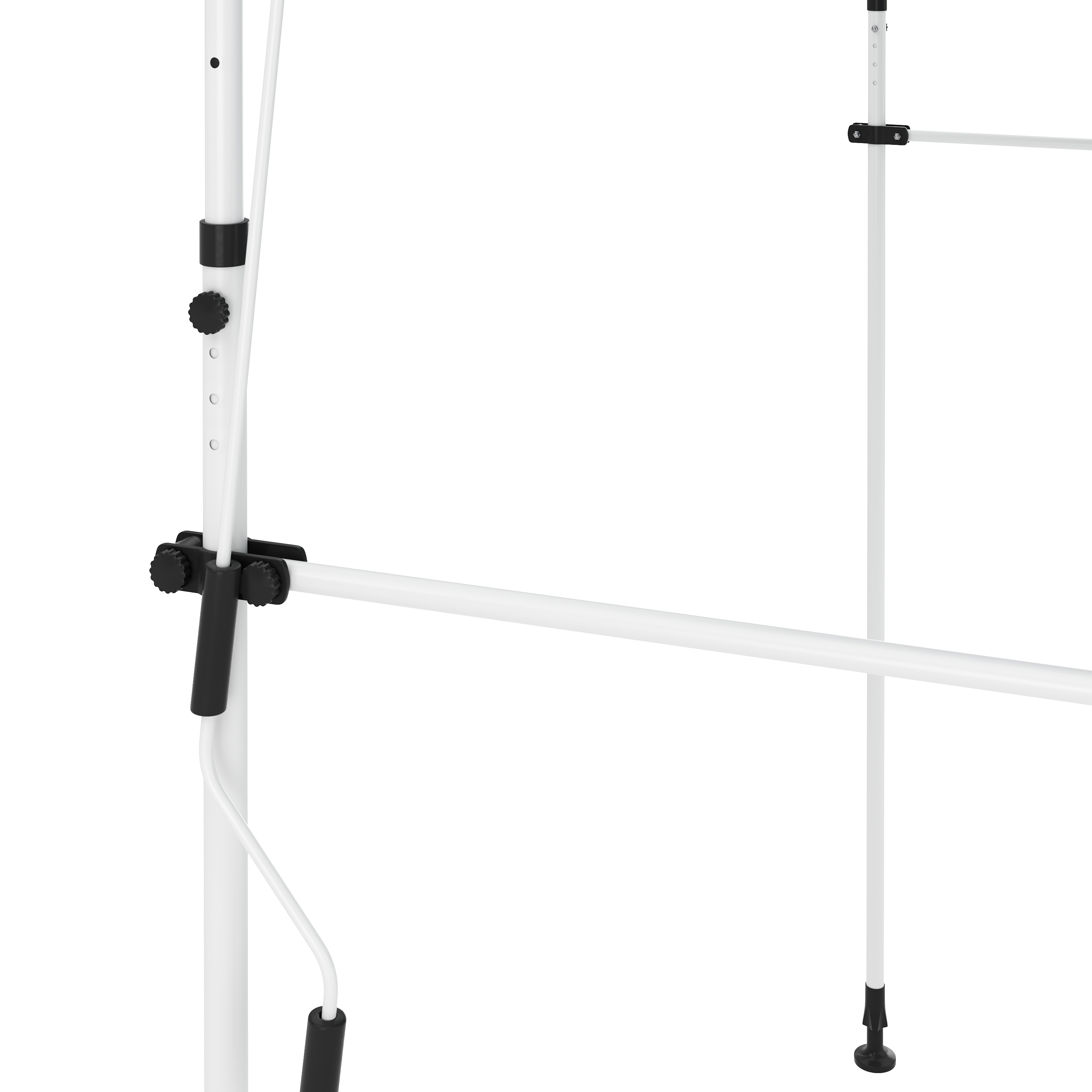 Balkonmarkise 250 x 120 cm blau/weiss