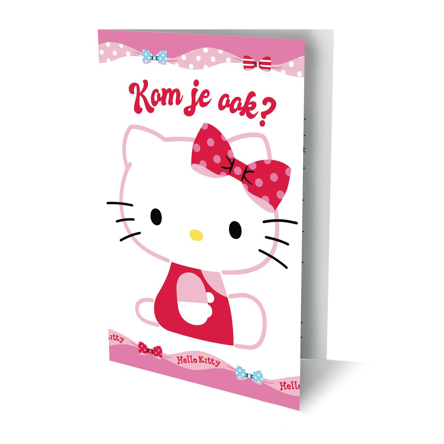 Uitnodigingen Hello Kitty, 6st.