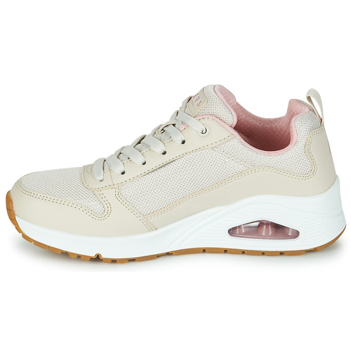 Skechers - UNO INSIDE MATTERS - Beige / Rose