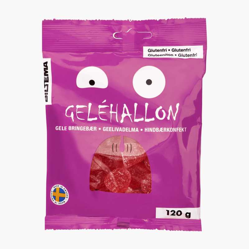 Gelé bringebær, 120 g