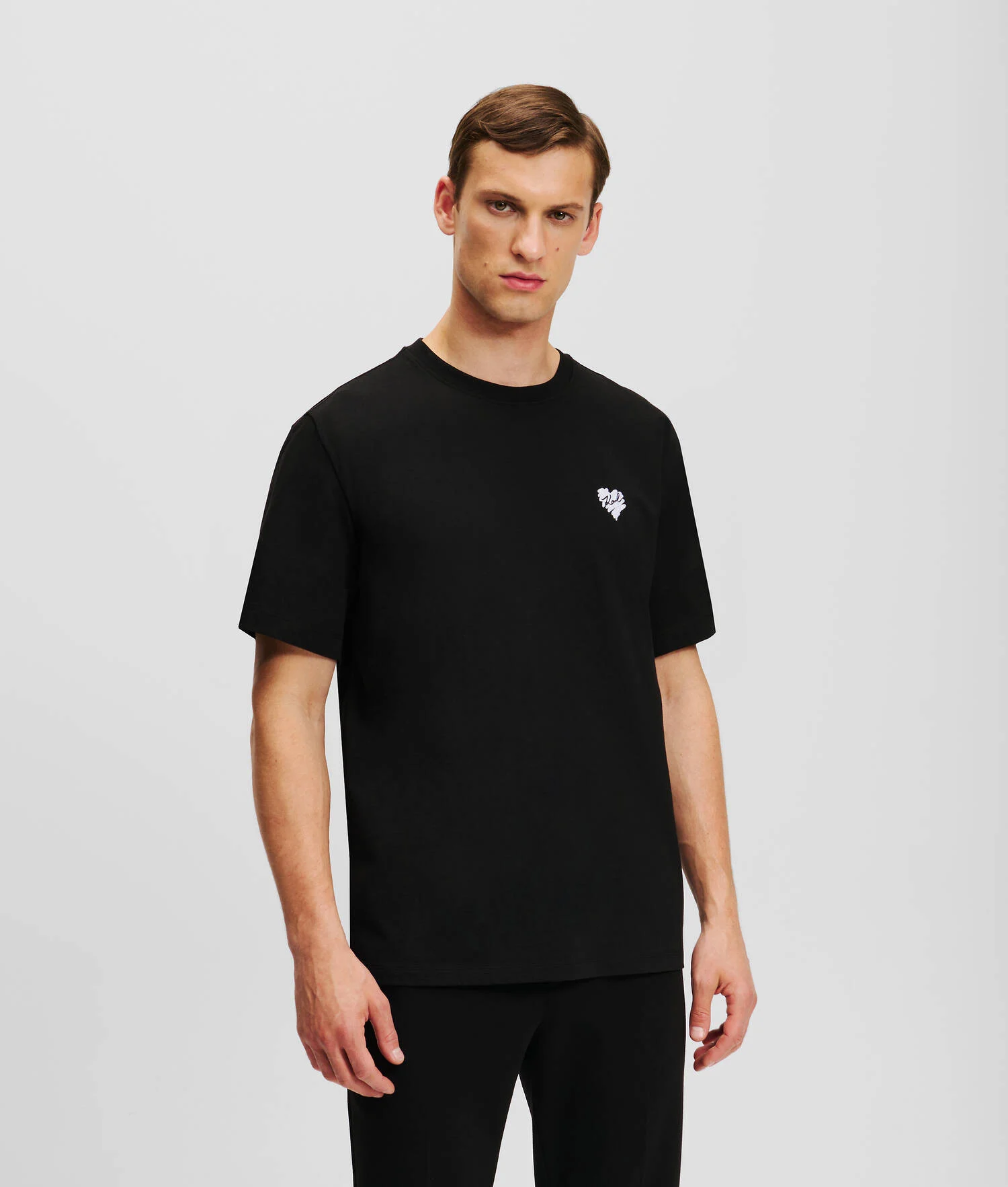 T-SHIRT K/HEART - Noir