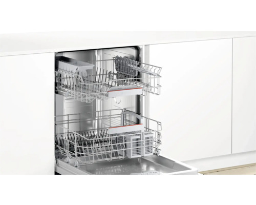 Bosch SBV4EAX23E volledig geïntegreerde vaatwasser, 59,8 x 86,5 x 55 cm, voor 13 couverts, 9 l inhoud, 40 dB(A)