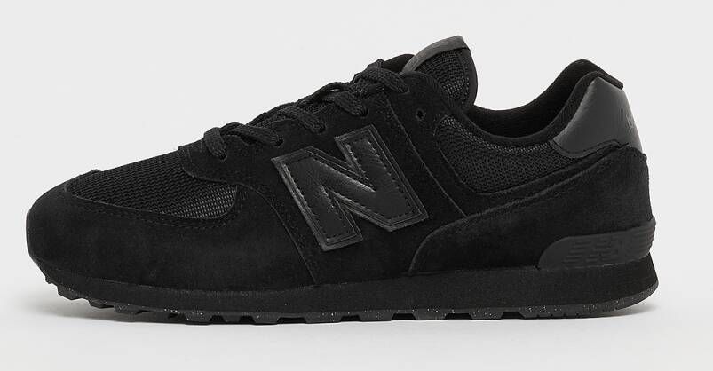 New Balance 574 Sneakers Unisex Zwart Leer Textil