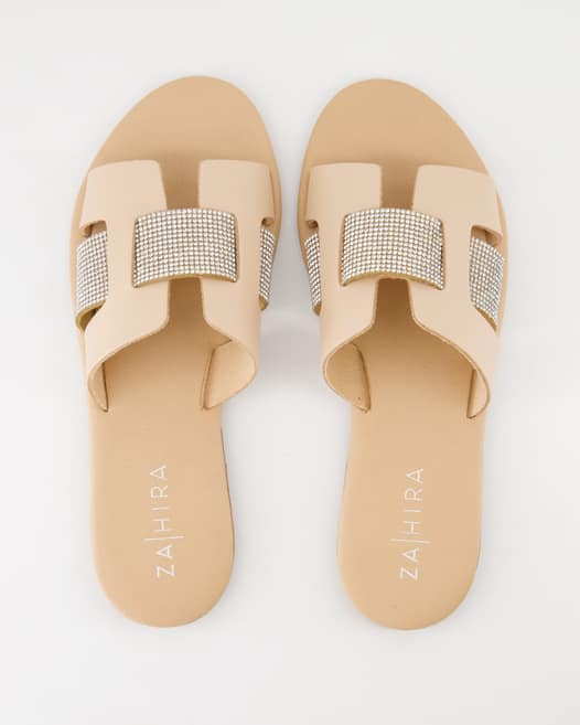 Zahira 12260 Pantoletten in Beige