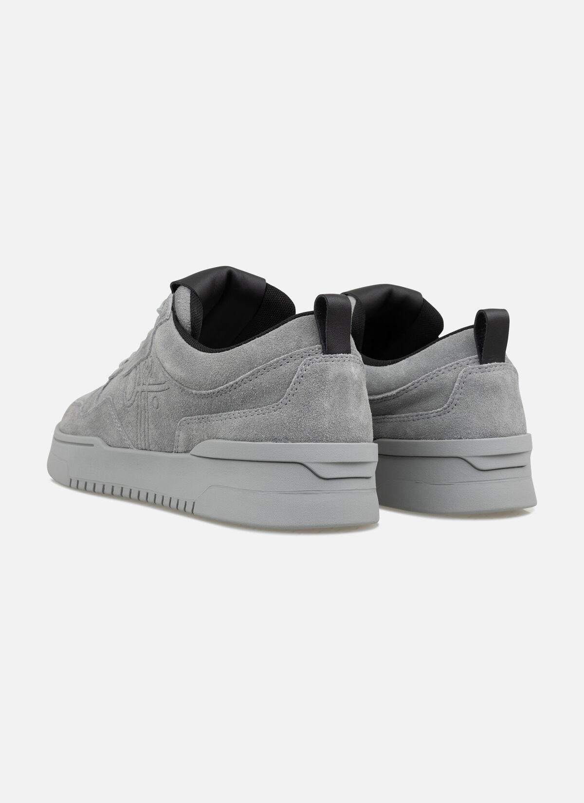Off The Pitch Fullstop Suede Sneakers Heren Grijs