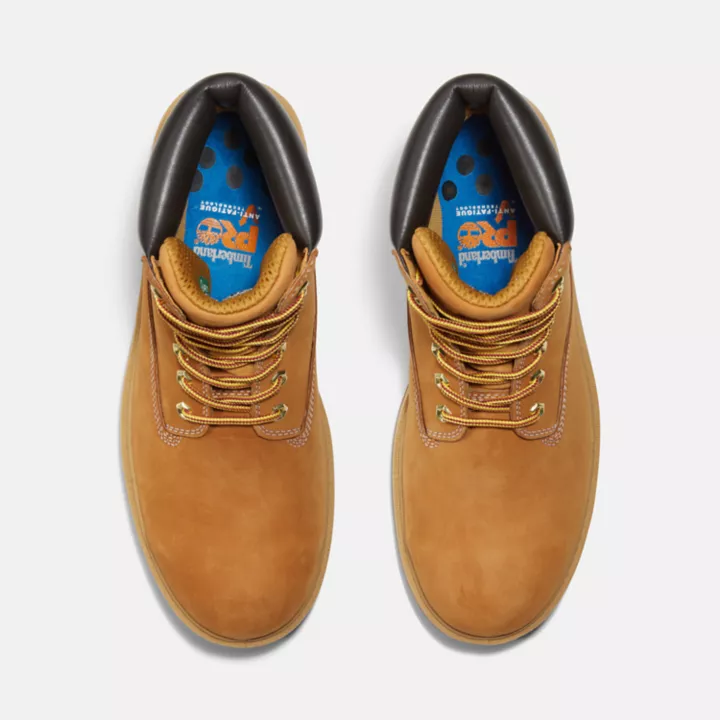 Bottine de travail imperméable Timberland PRO emblématique à embout de sécurité en alliage pour homme en jaune