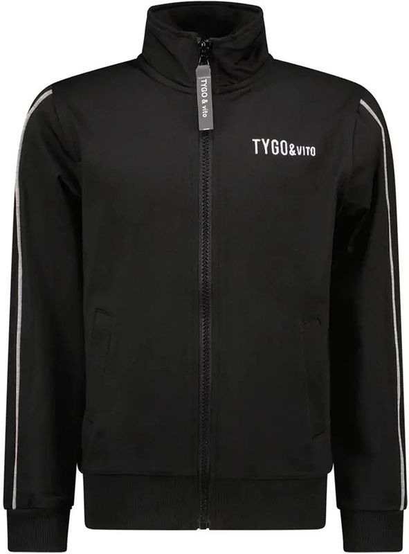 TYGO & vito jongens vest - Zwart