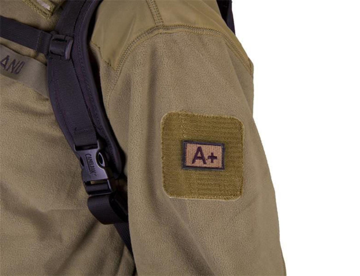 Patch<br>Blodtype Patch - Khaki - A-