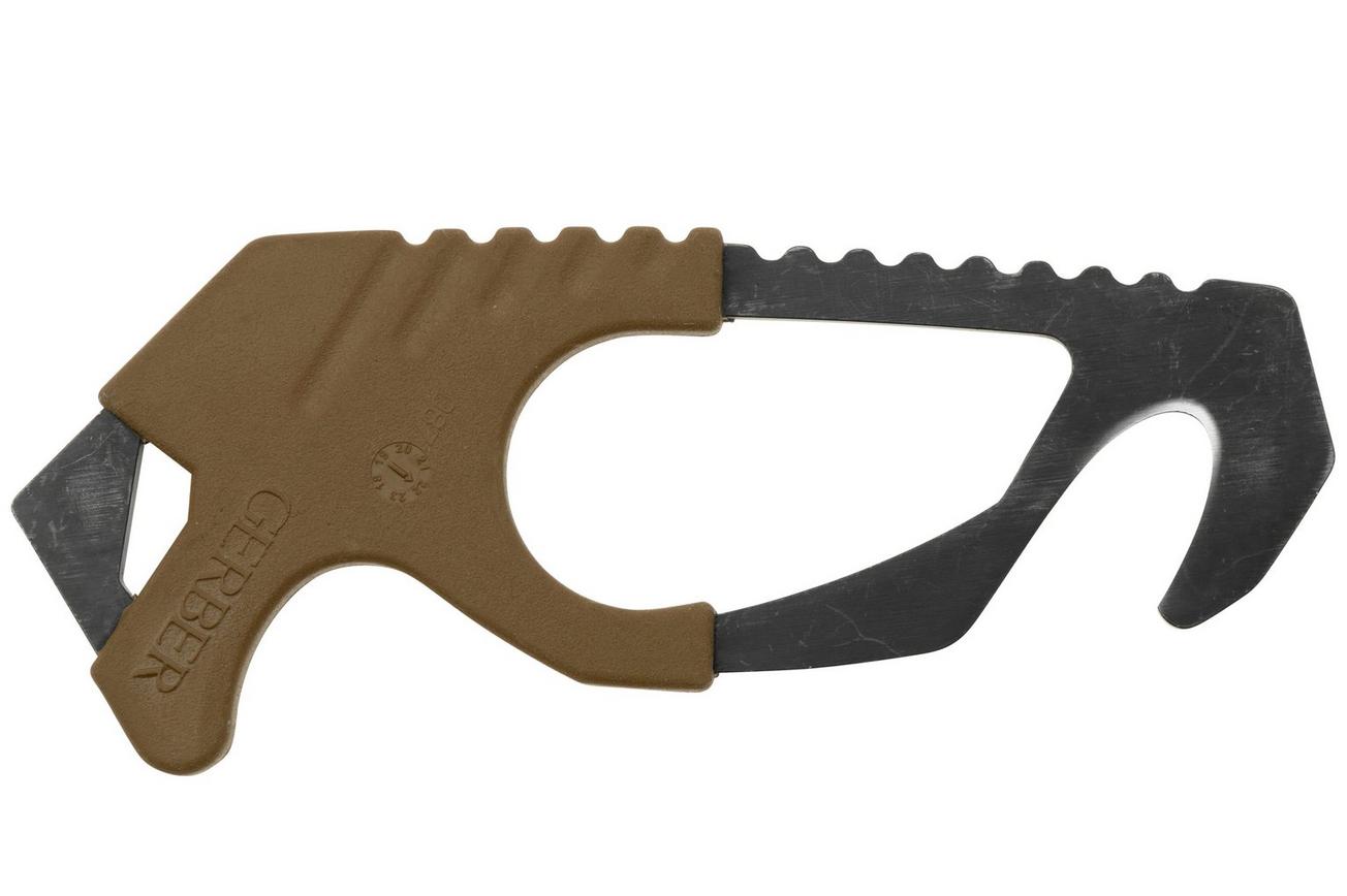 Gerber Strap Cutter 30-000132 Coyote Brown, snijhaak