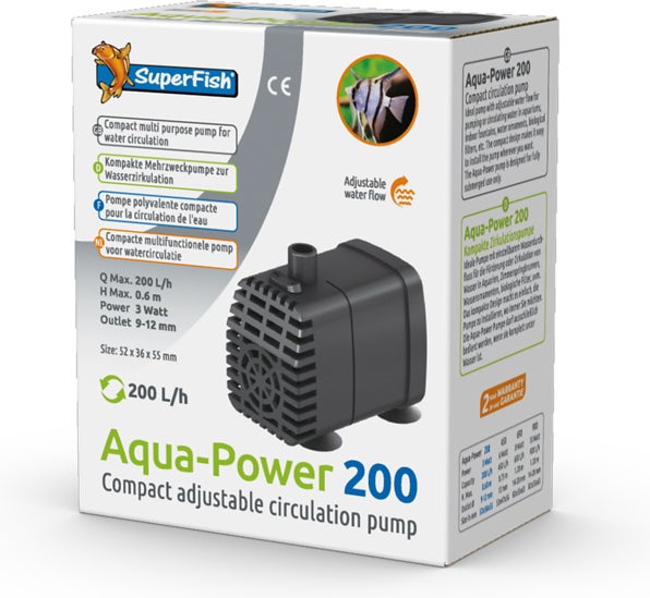 SuperFish aquarium pomp Aqua-Power 200 L/h