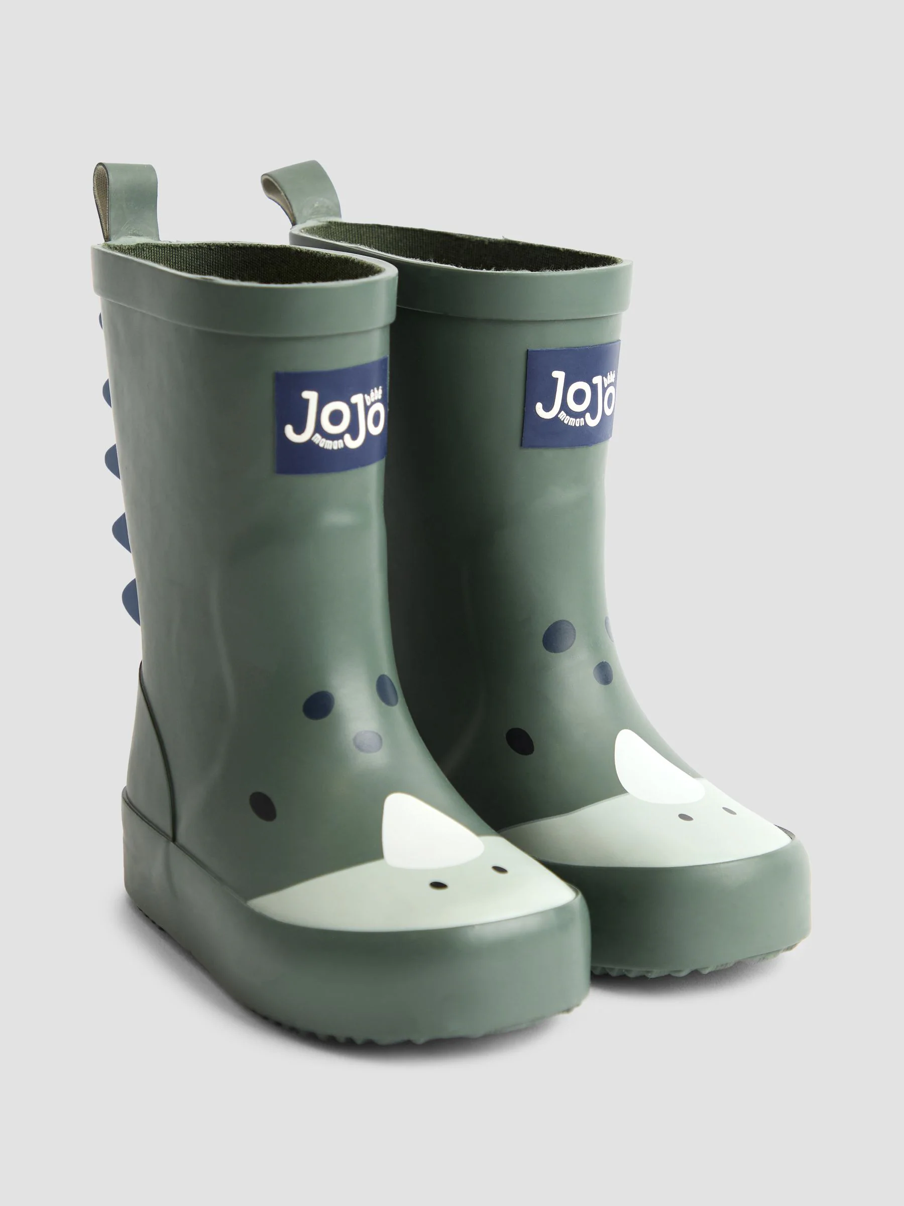 Kakigroen dinosaurus - JoJo Maman Bébé Character Wellies