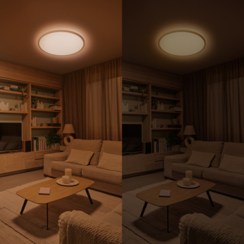 Philips plafondlamp Valen wit 16W met afstandsbediening dimbaar