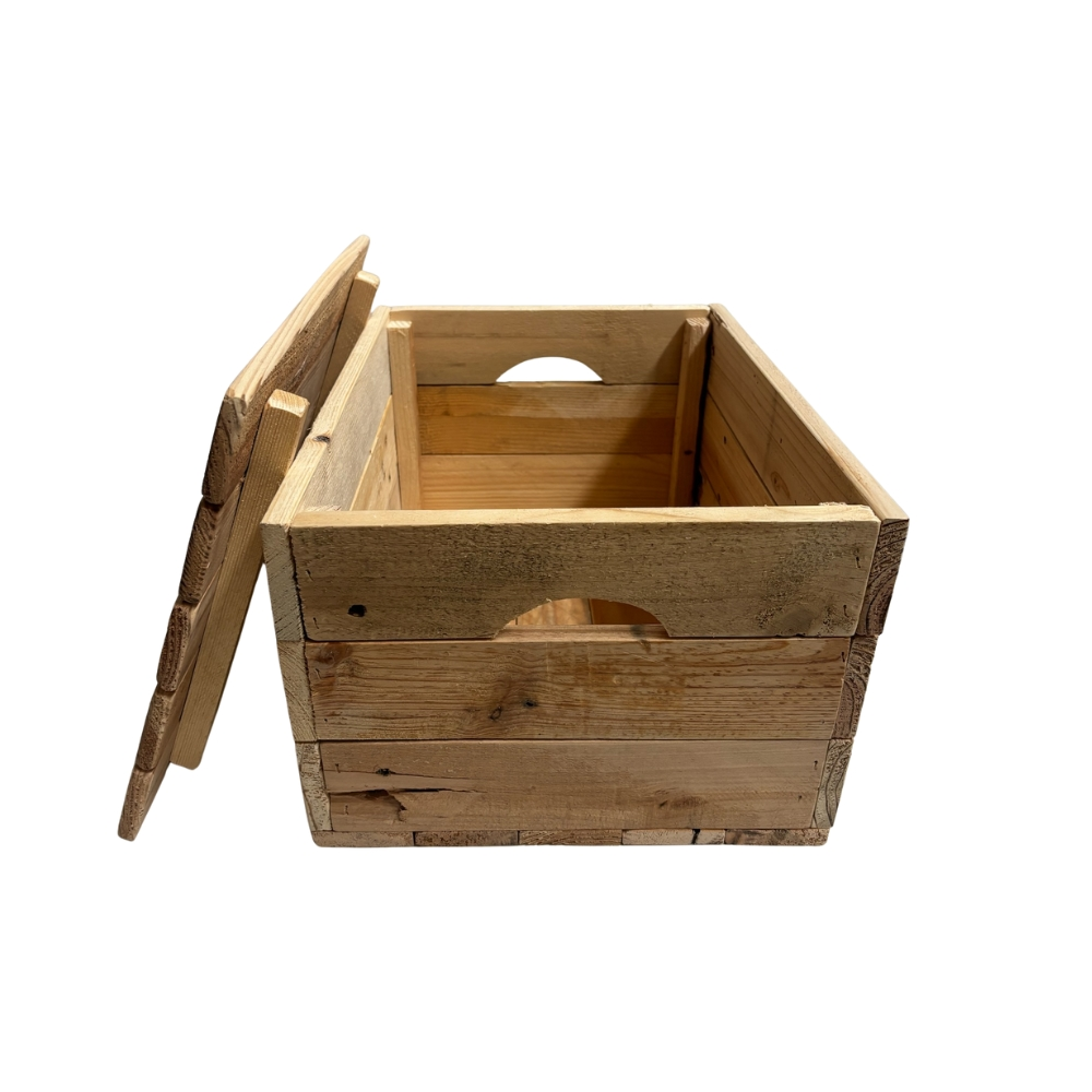 Opbergkist hout handgemaakt