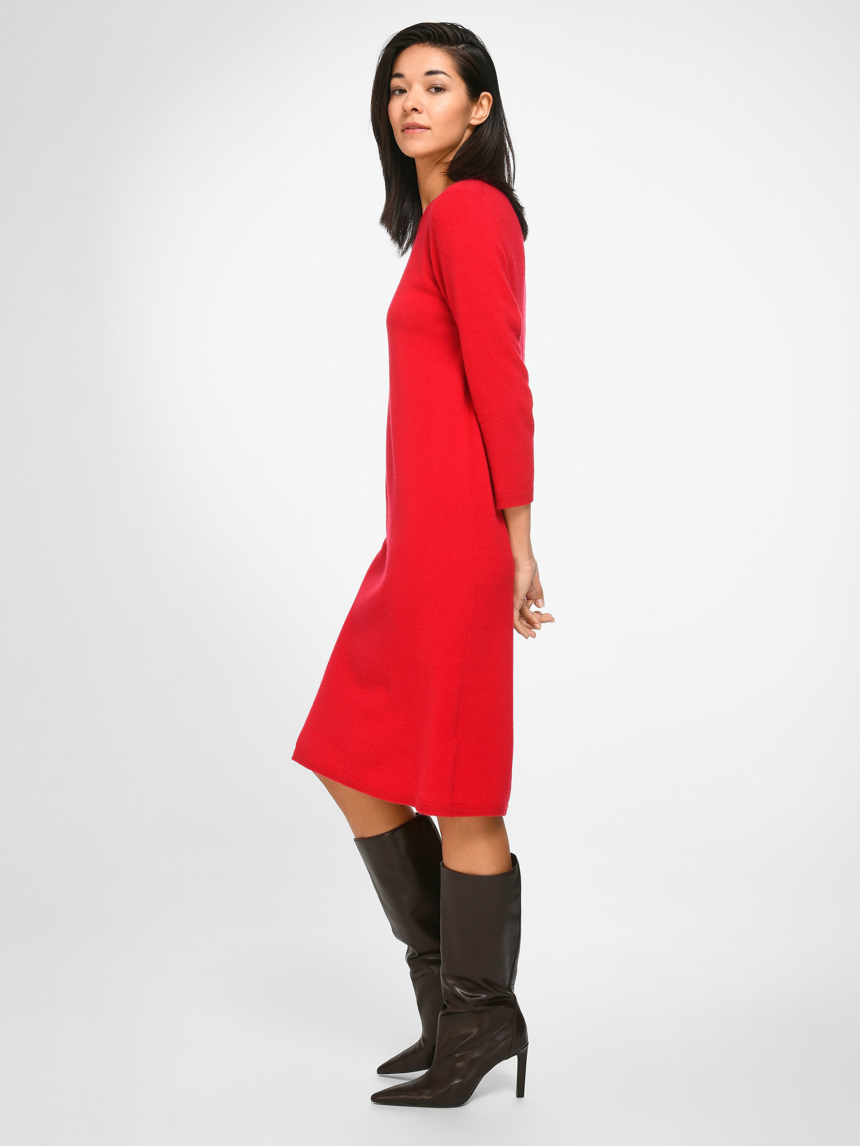 Strickkleid mit Schurwolle und Kaschmir