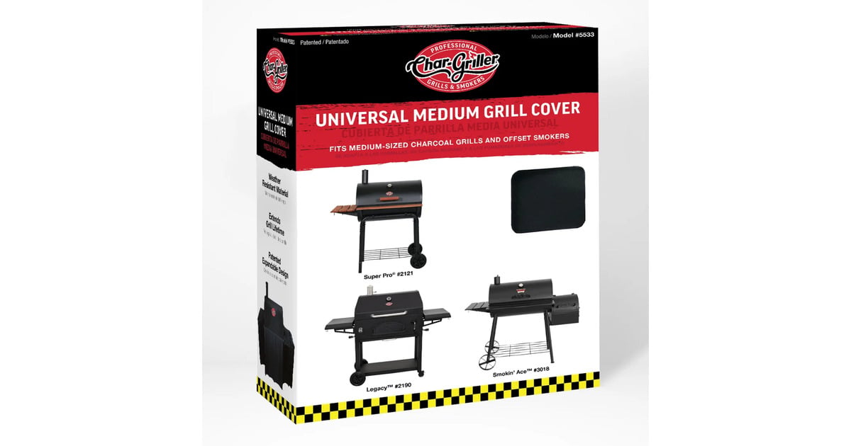 Char-GrillerUniversele Grillhoes beschermkap  (Zwart)