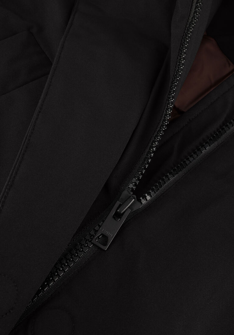 zwarte elvine parka's eline