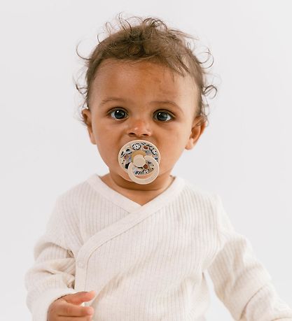 BIBS X Liberty Colour Sutter - 2-pak - Str. 2 - Rund - Ivory Mix