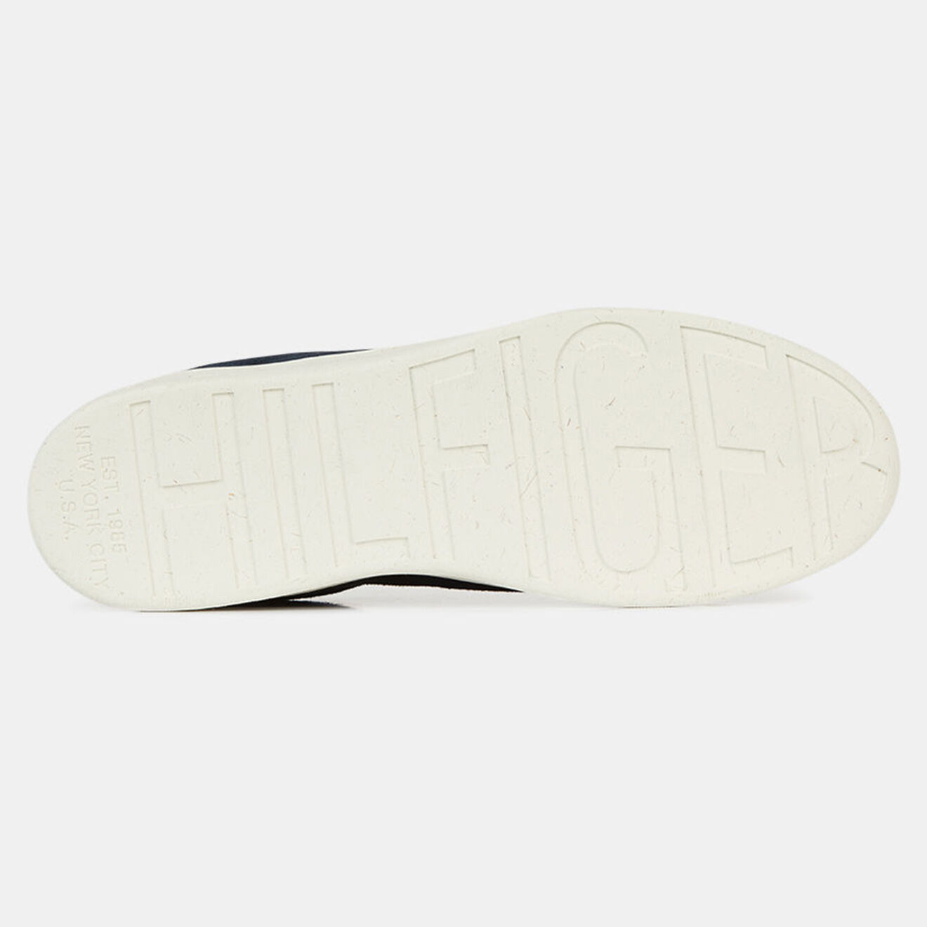 Tommy Hilfiger Baskets en Velours de Cuir J3 Cupsole Ecor bleu marine