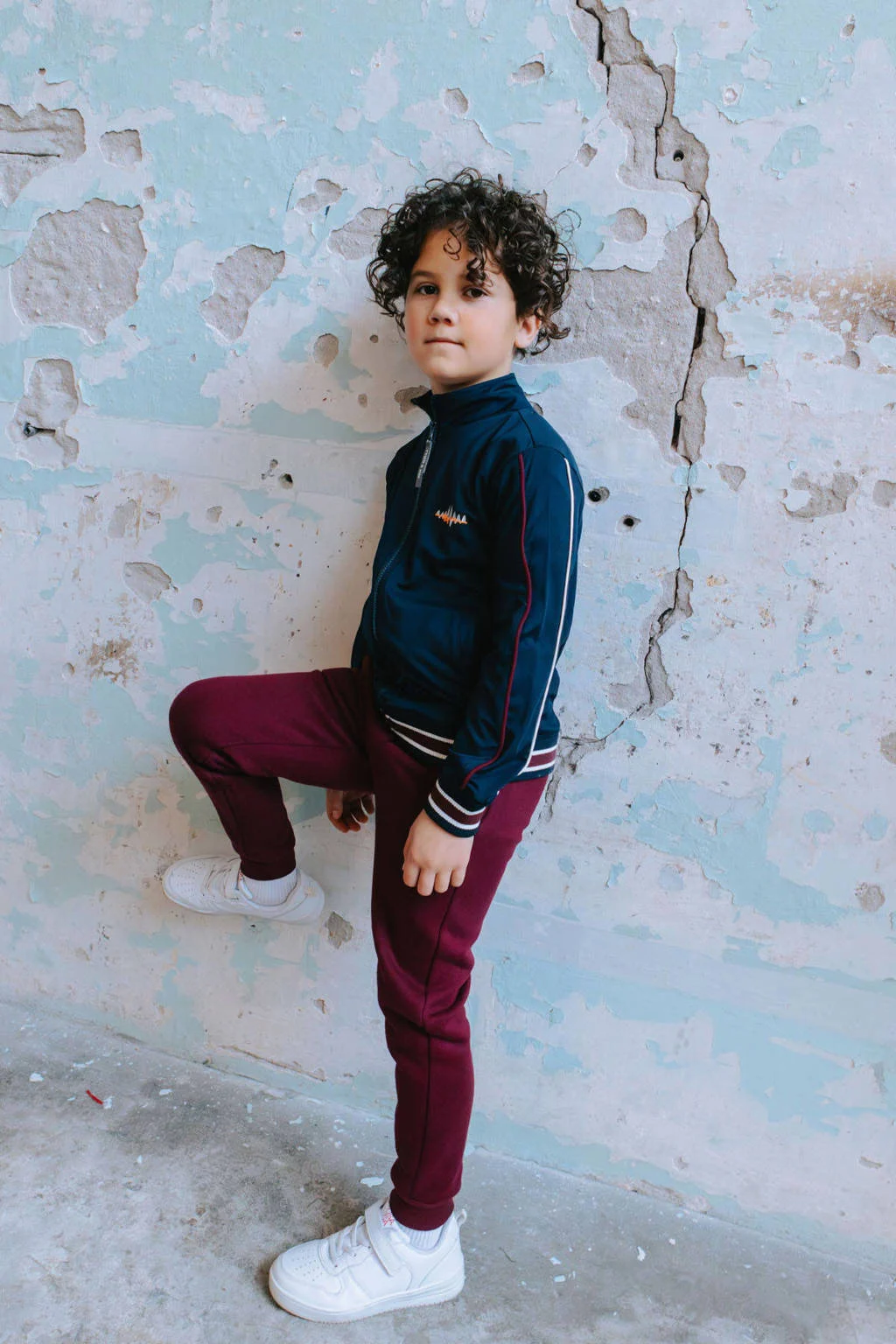 TYGO & vito sweatvest donkerblauw