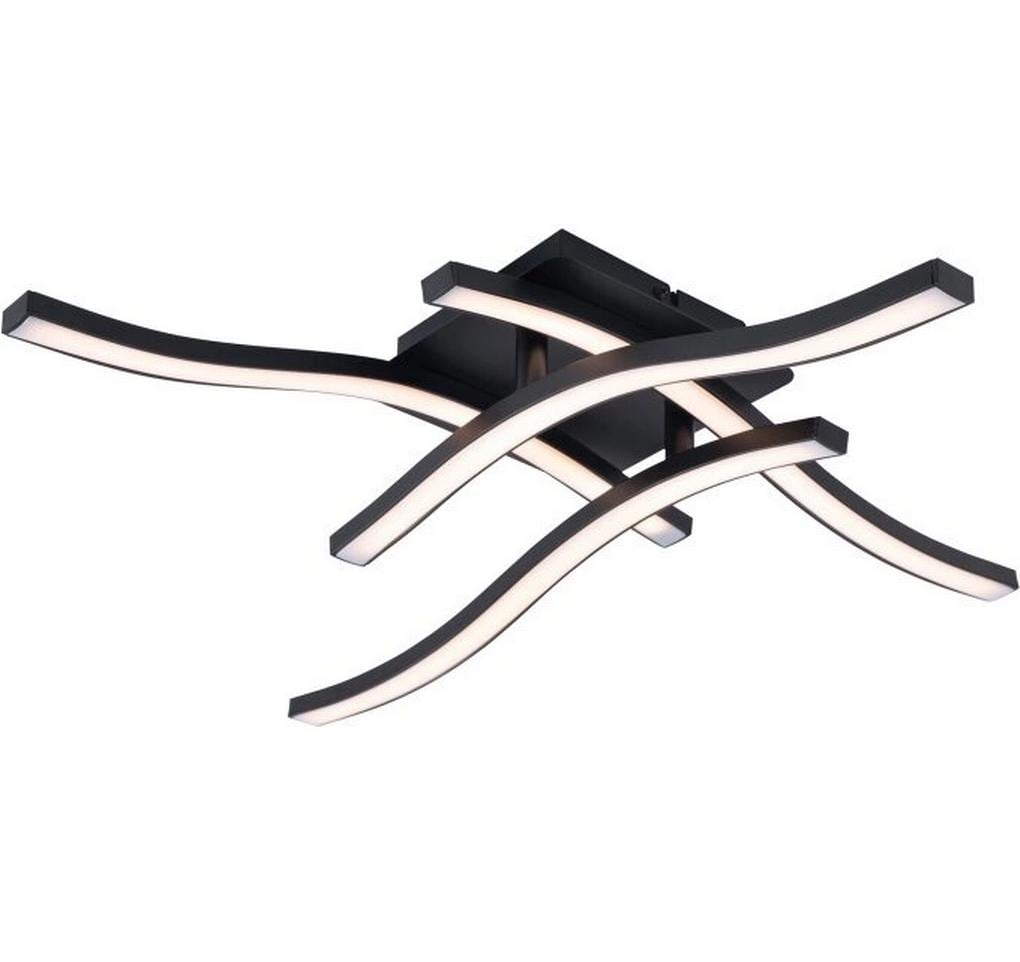 Deckenleuchte «Onda» 45 cmLED Deckenbeleuchtung aus Aluminium, Eisen und Kunststoff