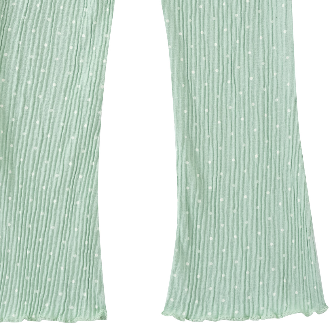 Topomini Baby Leggings mit Punkten allover hellgrün