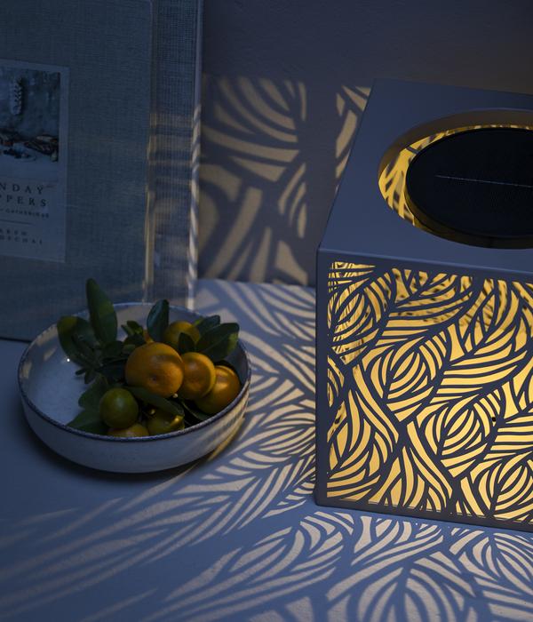Dehner Solar-Laterne Olea, ca. B20/H20/T20 cm