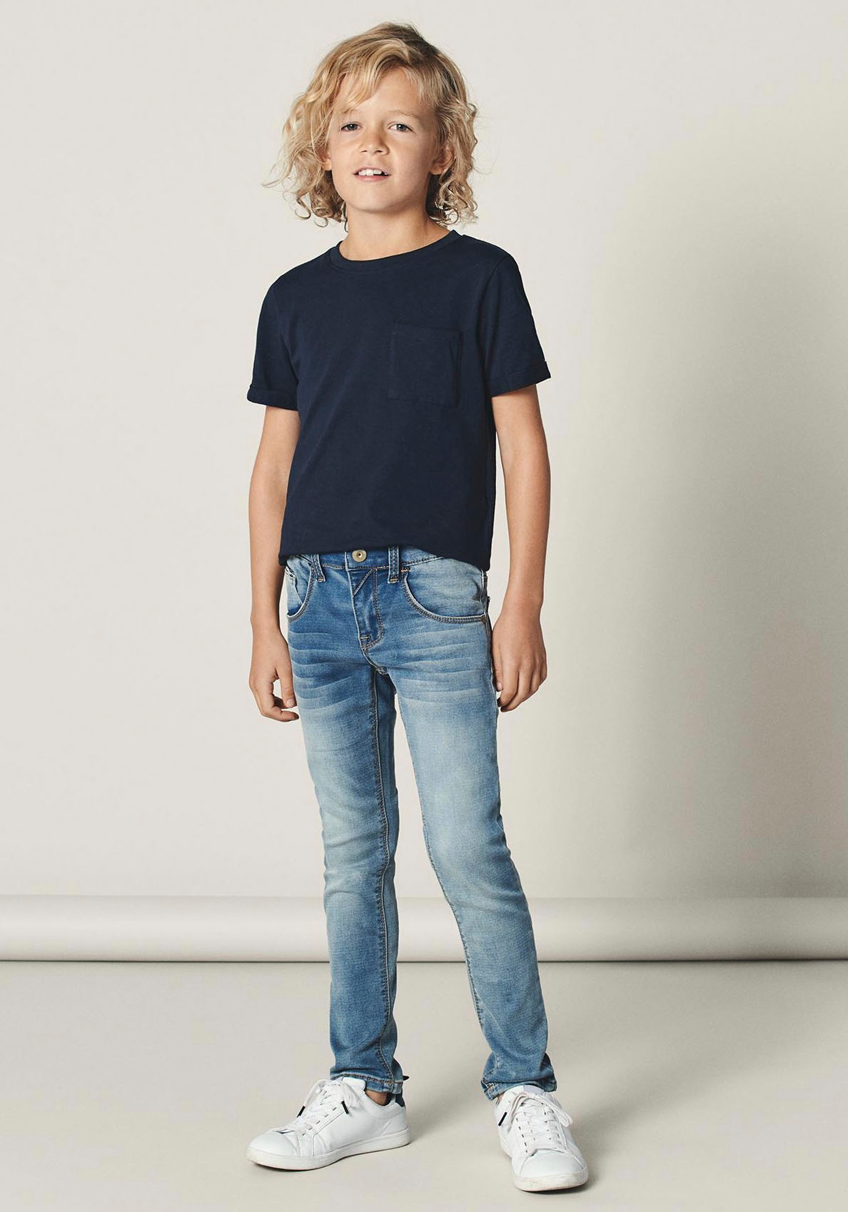 Name It Stretch-Jeans »NKMTHEO DNMTHAYER COR1 SWE PANT«