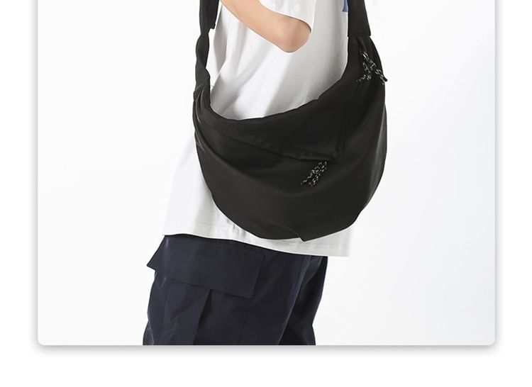 HOVERUP - Effen nylon crossbodytas