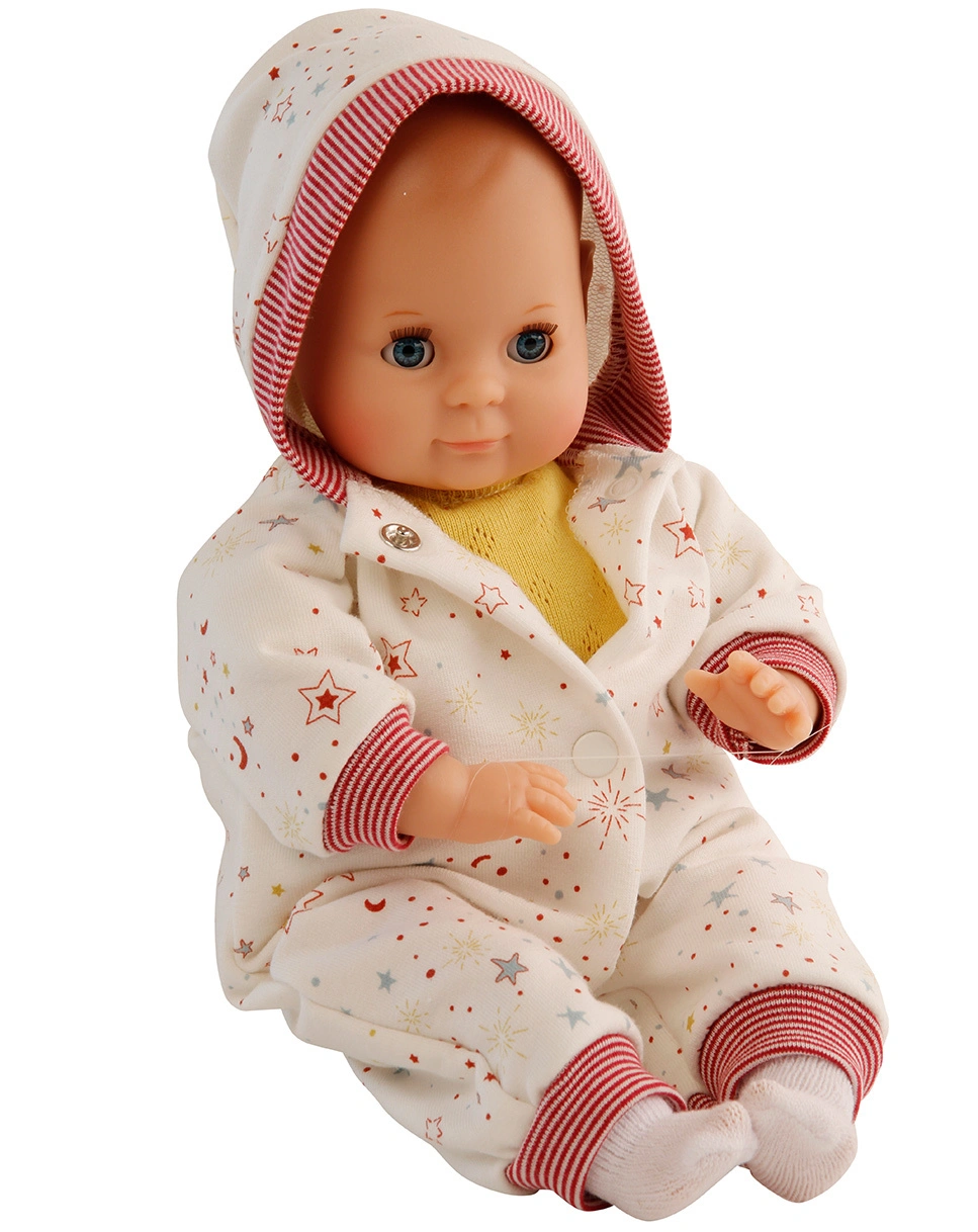 Puppe SCHLUMMERLE - STERNCHEN (32cm) mit Malhaar/blauen Augen