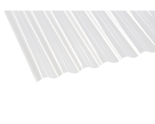 PVC golfplaat Sinus 76/18 helder 2000 mm x 900 mm x 0,8 mm