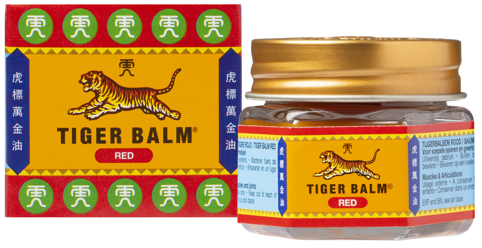 Tiger Balm Rood (19 gr)