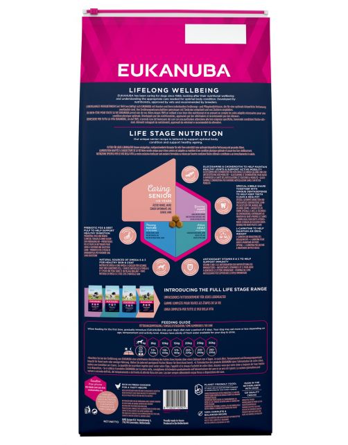 Eukanuba Caring Senior Medium Breed Kip - Hondenvoer