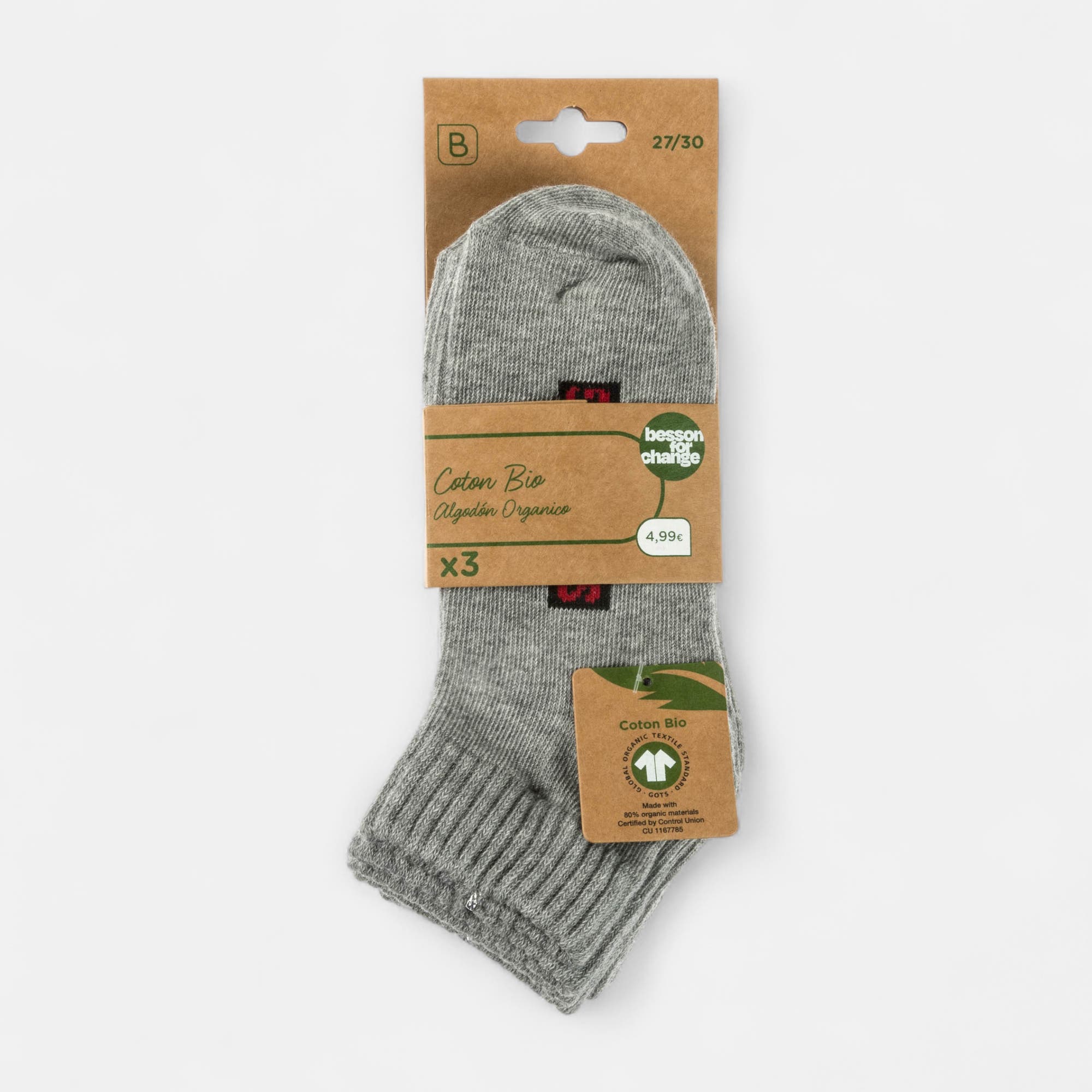 Chaussettes Enfant gris