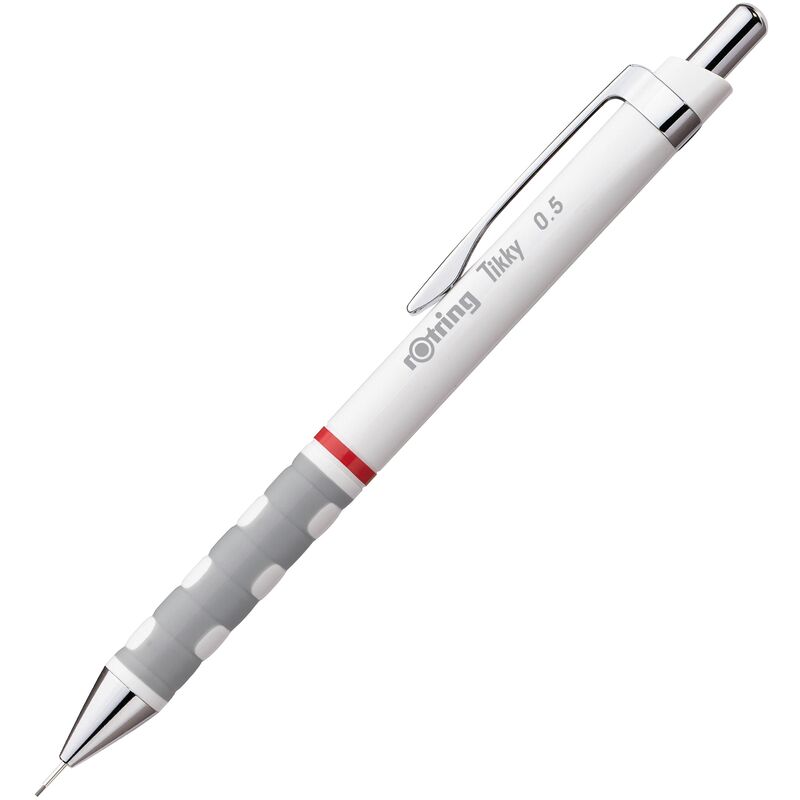 Rotring Druckbleistift Tikky, 0.5 mm, HB, weiss
