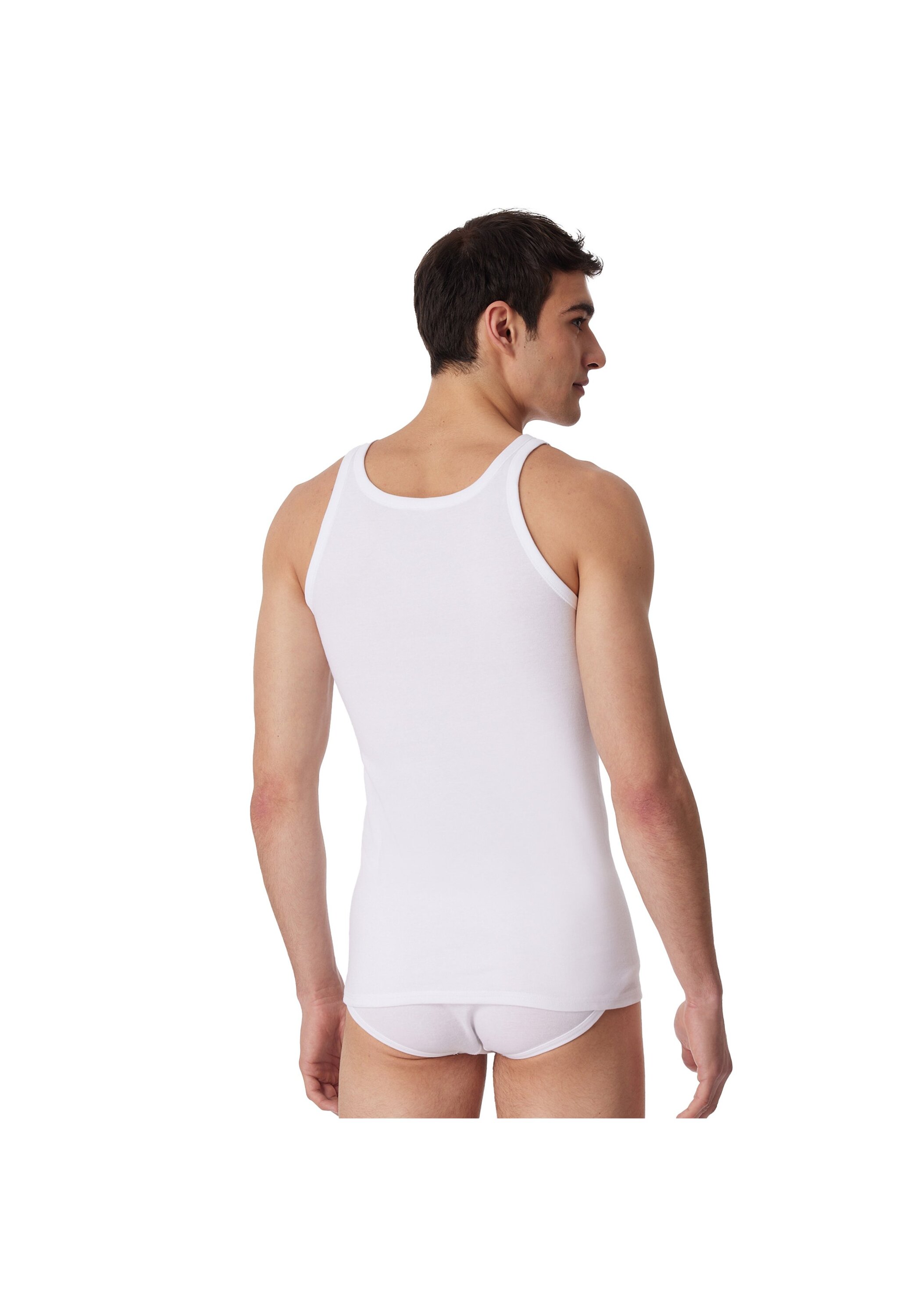 ESSENTIALS Herren Unterhemd Weiß