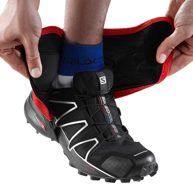 TRAIL GAITERS HIGH  Accessoires Unisex BLACK